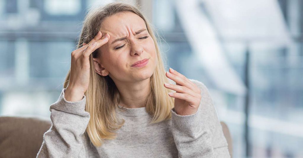dor de cabeça persistente
